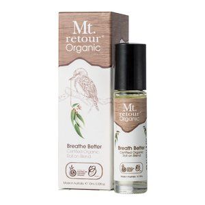 Mt Retour Organic Breathe Better Blend Essential Oil Roll On - 10 Milliliter